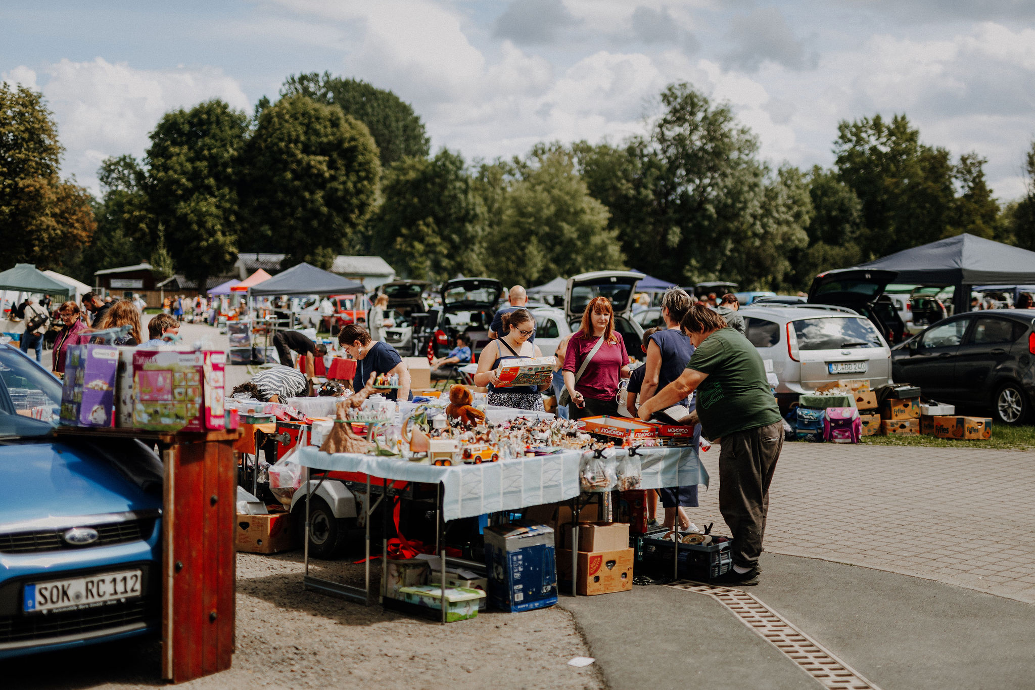 Traditioneller Flohmarkt in Saalfeld