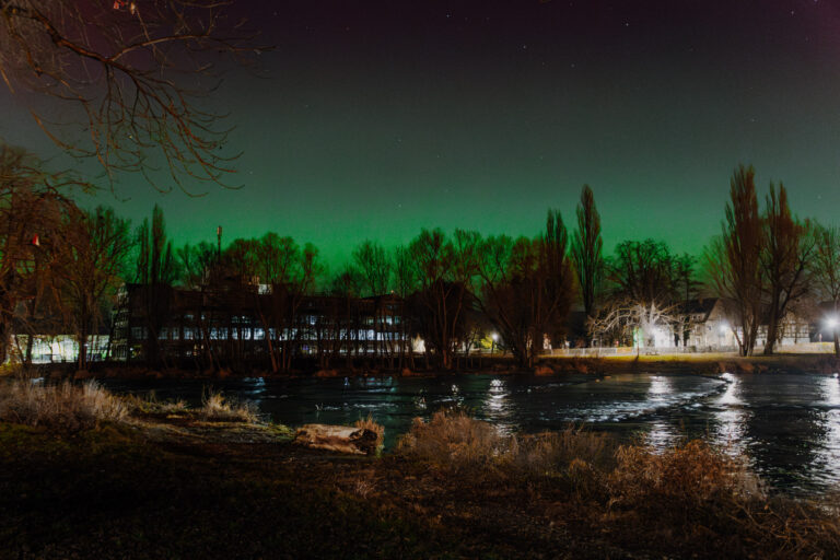 Polarlichter über Saalfeld im Januar 2026