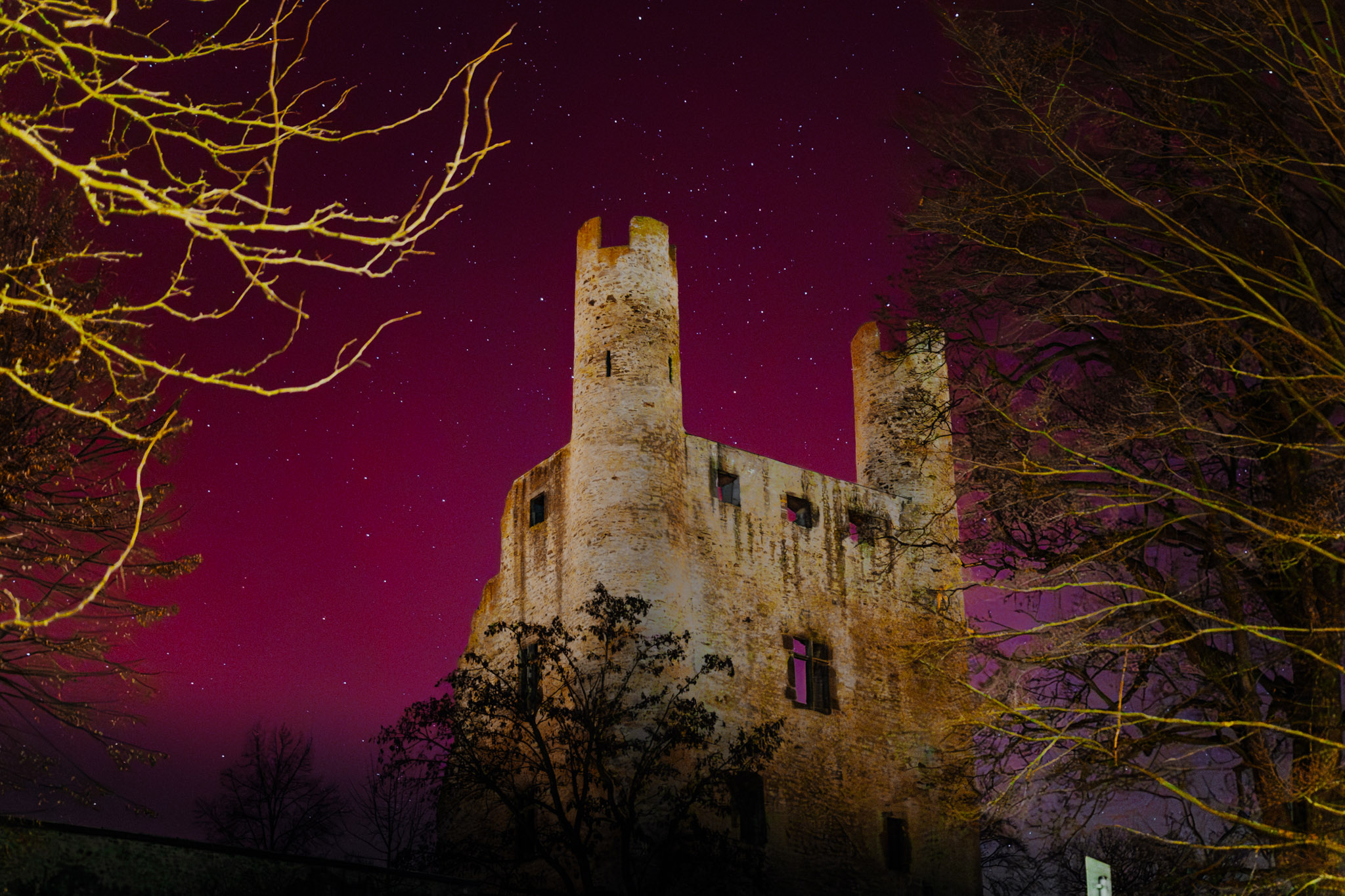 Polarlichter über Saalfeld im Januar 2026